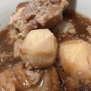 豚肉とジャガイモの煮転がし♪